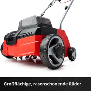 Einhell Scarificator-aerator cu acumulator GC-SC 36/31 Li-Solo Power X-Change (litiu-ion, 36 V, latime de lucru 31 cm, combinatie 3 in 1, rola cutit cu rulmenti cu bile cu 8 lame, fara baterie si incarcator) - Img 10