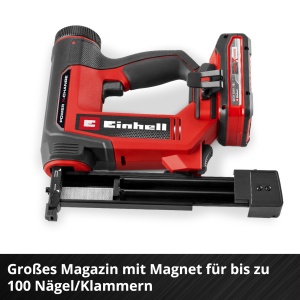 Einhell TE-CN 1832 Li Solo Tacker si Nagler 2-in-1 18V 20 Loviturimin - Img 7