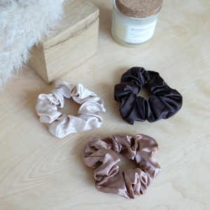 Elastic pentru par Demeliss Beauty, 3 bucati, culori moderne, mare - Img 5