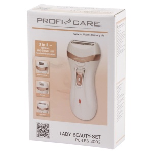 Epilator 3-in-1 ProfiCare PC LBS 3002, Alb, cu acumulator si LED - Img 9