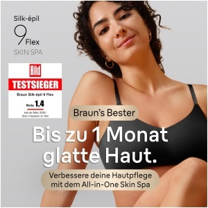 Epilator Braun Silkepil 9 Flex SkinSpa 9-481 3D, Aurie, Cu Cap Flexibil - Img 2