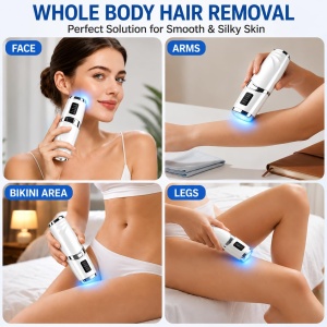 Epilator IPL Mulbijeo, 999.999 impulsuri, 21J, racire integrata - Img 6