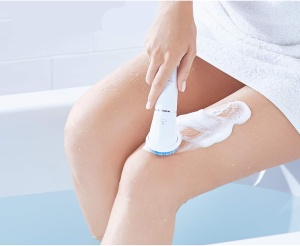 Epilator Panasonic ES-2D04-W503 cu atasament pentru peeling, alb, Wet Dry - Img 4
