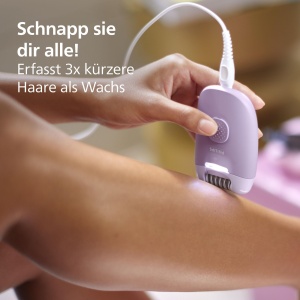 Epilator Philips Series 4000 BRE25700 cu LED si accesorii pentru corp si zona bikini - Img 3
