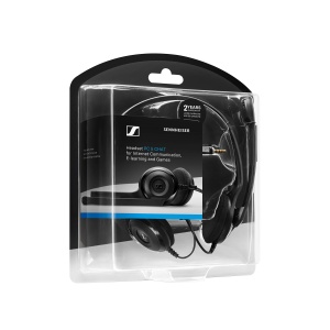 EPOS PC 5 Chat Stereo Headset PC, Casti cu fir, Volum in linie, Reducere zgomot si microfon, Calitate inalta, pentru laptop, PC, Mac - Apelare online - Img 6