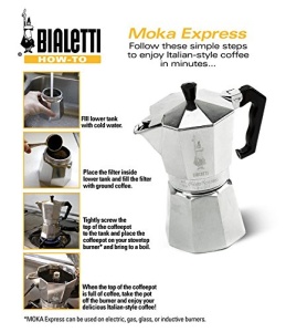 Espressor cafea Bialetti Moka Express 12 cesti, aluminiu, ergonomic - Img 4