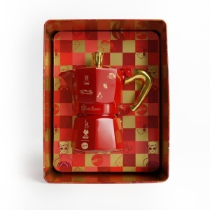Espressor cafea Bialetti Moka Express Mattel Edition, 3 cesti, 130 ml, rosu - Img 4