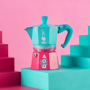 Espressor cafea Bialetti Moka Express Squid Game, 130 ml, Aluminium, Design Colorat - Img 2