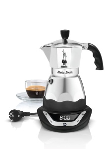 Espressor cafea Bialetti Moka Timer, 3 cesti, 365 W, negru