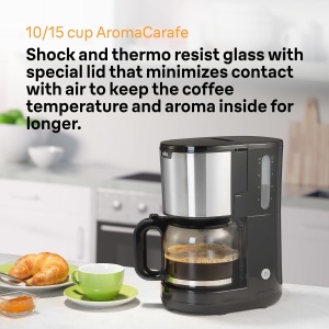 Espressor cafea Braun PurShine KF 1500 BK, 10 cesti, 1000W, negru - Img 3