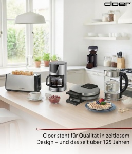 Espressor cafea Cloer 5251, 6 cesti, 550 W, inox - Img 7