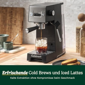 Espressor cafea Cuisinart Slim 15 Bar 1,5L Inox - Img 8