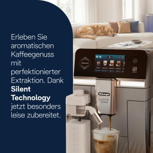 Espressor cafea DeLonghi Eletta Ultra ECAM472.85.MB, LatteCrema, 50 bauturi, metal - Img 4