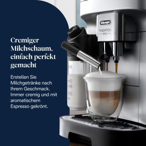 Espressor cafea DeLonghi Magnifica Evo ECAM292.81.SB, 7 retete, LatteCrema, argintiu - Img 6