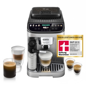 Espressor cafea DeLonghi Magnifica Evo Next, 13 bauturi, touch display, titan