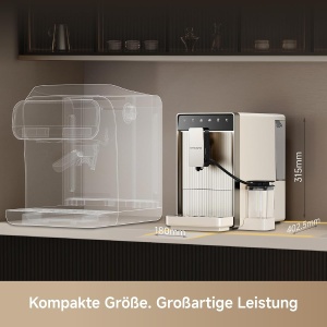 Espressor cafea dreame Ecceluxe Slim, 19 bar, design compact, touchscreen - Img 2