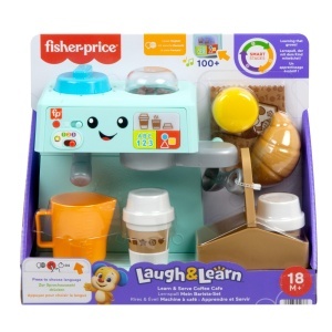 Espressor cafea Fisher-Price Barista cu 10 accesorii, multi-lingual - Img 6