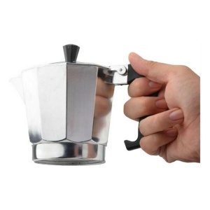 Espressor cafea Haeger CP-09A.008A Aluminium, potrivit pentru toate tipurile de plite - Img 2