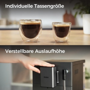 Espressor cafea Haier cu 6 specialitati, design compact, 5 grade de macinare - Img 9