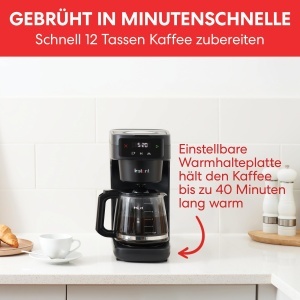 Espressor cafea Instant Infusion Brew, 12 cesti, programabil, cu filtru reutilizabil - Img 3