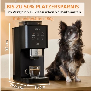 Espressor cafea Krups Coffee Crush SA4028E0, 15 cm latime, negru, cu rasnita integrata - Img 6