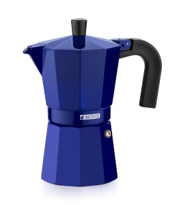 Espressor cafea Monix Cobalto, 6 cesti, aluminiu, rezistent