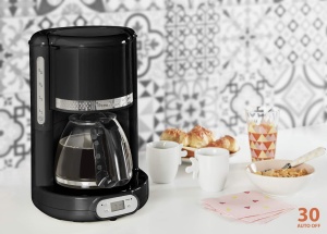 Espressor cafea Moulinex FG380B10, capacitate 1.25L, 1000W, design vintage - Img 3
