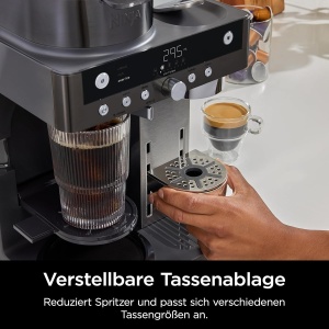 Espressor cafea Ninja Prestige CFN802EUGM, 2-in-1, 1.8L, gri-metal - Img 9
