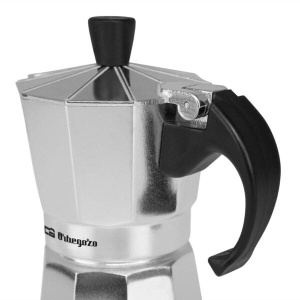 Espressor cafea Orbegozo KF 200, capacitate 2 cesti, aluminiu, maner ergonomic - Img 2