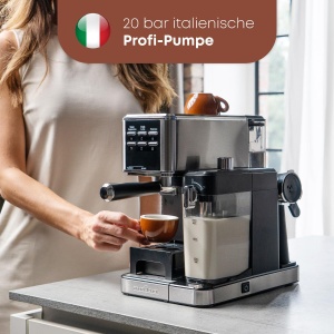 Espressor cafea ProfiCook PC-ES 1266, 20 bar, 1.2L, cu sistem de spumare - Img 3