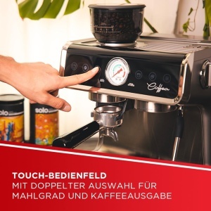 Espressor Polti Coffea G50S 30 setari de rasnire duza profesionala pentru spumare lapte argintiu - Img 4