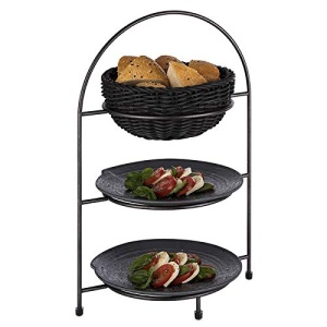 Etajera metalica APS Industrial pentru 3 farfurii, dimensiuni 19,5x29 cm, inaltime 43 cm - Img 2