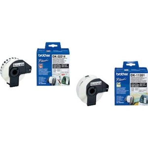 Etichete Adesive Brother DK11221, 1000 bucati, 23 x 23 mm, Alb - Img 2