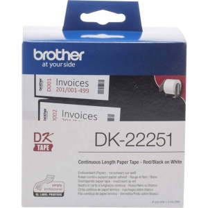 Etichete Autoadezive Brother DK-22251, 62 mm x 15,24 m, AlbRosu - Img 3