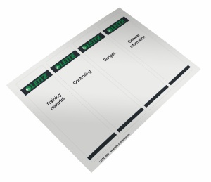 Etichete autoadezive pentru dosare Leitz, 100 bucati, gri, 62 x 192 mm - Img 4