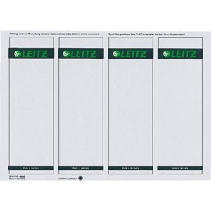 Etichete autoadezive pentru dosare Leitz 400 buc, 62 x 192 mm, gri - Img 3