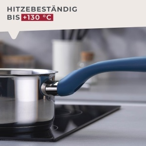 Fackelmann Kasserolle Essential 12 cm Otel Inoxidabil Ergonomic Albastru - Img 5
