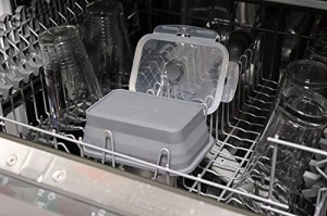Fackelmann Lunchbox din Silikon 540ml Gri Compacta si Multifunctionala - Img 13