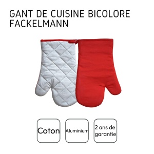Fackelmann Manusa Termorezistenta 683378 RosuGri Bumbac si Aluminiu 250degC - Img 5