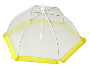 Fackelmann Speisehaube 41 cm Protectie Insecte Pliabila AlbGalben - Img 2
