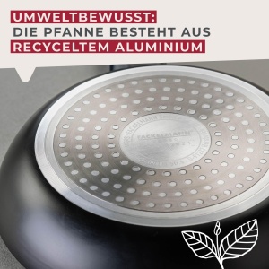 Fackelmann Tigaie Statement 24cm Aluminiu Reciclat Antiaderenta Inductie - Img 6