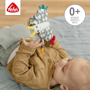 Fehn Knister-Schmetterling 043181 Jucarie pentru bebelusi cu efecte sonore si stimulare motorica - Img 3