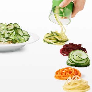 Feliator de legume OXO Good Grips cu 3 lame din inox, multicolor - Img 4