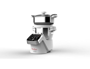Feliator legume Moulinex XF384B, negru, pentru aburire - Img 4