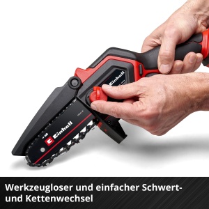 Ferastraie electrica cu acumulator Einhell GE-PS 1815 Li BL-Solo, motor burstenlos, lungime 12,5 cm - Img 8