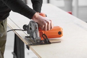 Ferastrau circular BlackDecker CS1250L, 1250W, adancime taiere 66mm50mm - Img 6