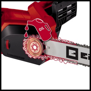 Ferastrau electric cu lant Einhell GH-EC 2040 (2.000 W, lungime lama 40,6 cm, tensiune lant fara unelte, viteza maxima a lantului 13,5 m/s) - Img 3