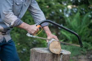 Feronerie pentru taiat lemn Fiskars 21 inch, negruorange, pentru lemn umed - Img 7