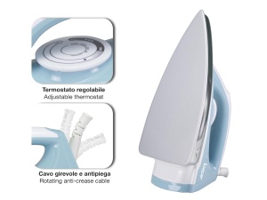 Fier de calcat Beper P204FER250, 1300W, antiaderent, design compact - Img 3