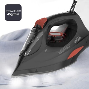 Fier de calcat BlackDecker BXIR3000E 3000W Talpa ceramica Abur vertical - Img 6